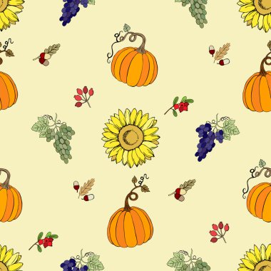 Dikişsiz desen Şükran günü