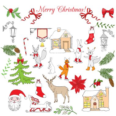 arka plan christmas dekorasyon ile