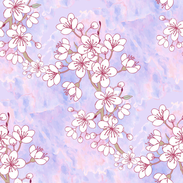 Seamless Pattern Sakura