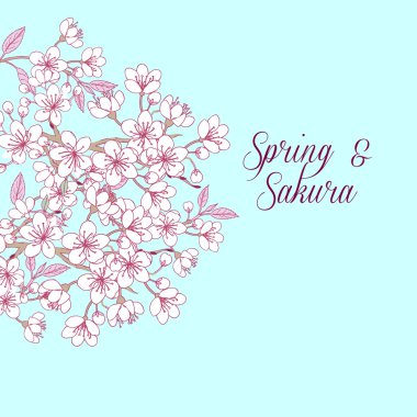 Sakura ile arka plan