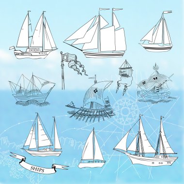Çizimler ve Ships.Set 