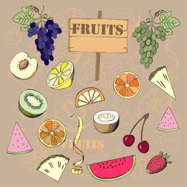 Arka plan ile fruit1-04