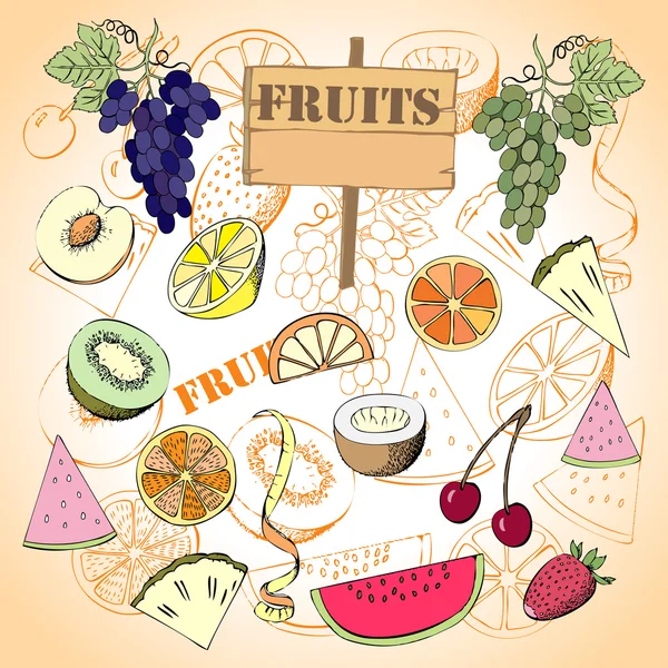 Arka plan ile fruit1-08