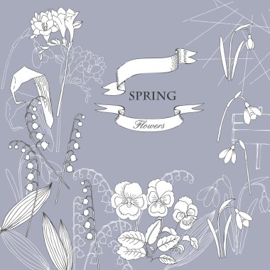 kardelen ile arka plan