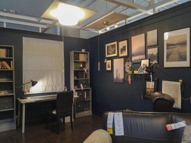 Kasım, 2020 Samara. IKEA mağazasının içi