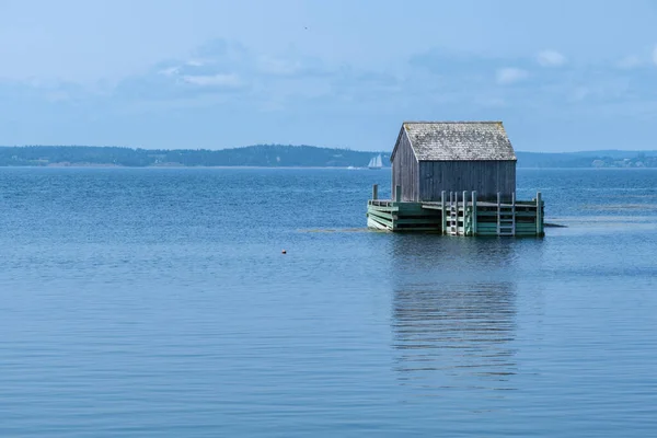 Capanna Dei Pescatori Nella Comunità Blue Rocks Nuova Scozia Canada — Foto Stock