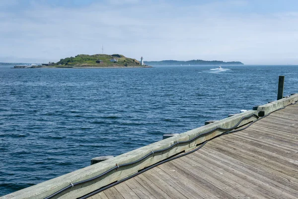 Isola Georges Nella Baia Halifax Nuova Scozia Canada — Foto Stock