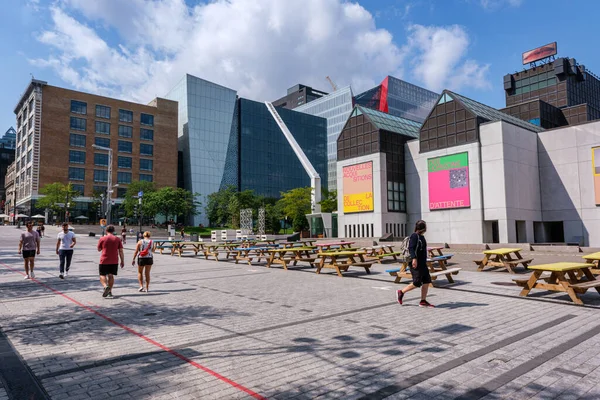 Montreal 2021 Facade Contemporary Art Museum Macm — 스톡 사진