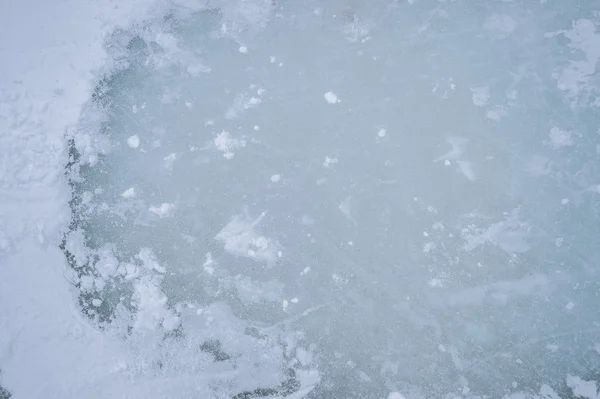 Ice konsistens på utomhus rink — Stockfoto