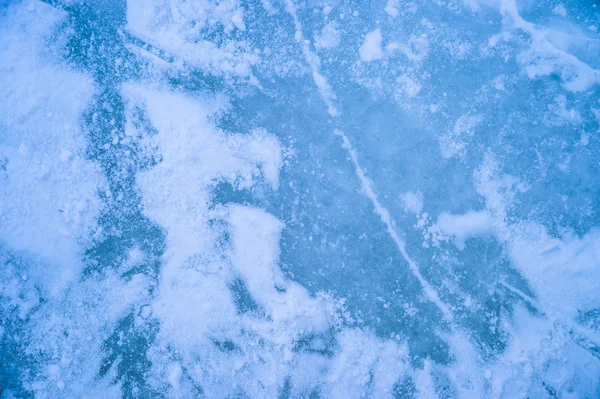 Текстура льоду на відкритому ковзанці — стокове фото