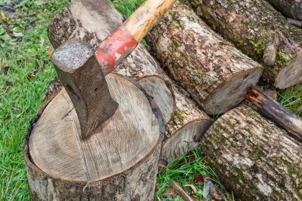 Kapak pada blok potong — Stok Foto