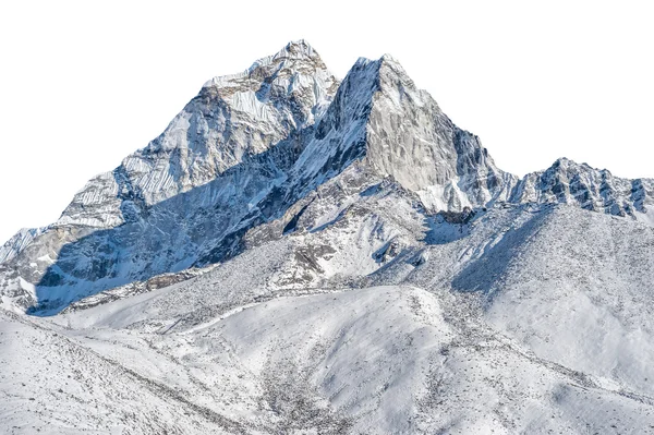 Pico nevado isolado — Fotografia de Stock