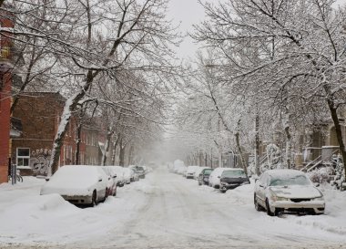 Kar fırtınası Montreal