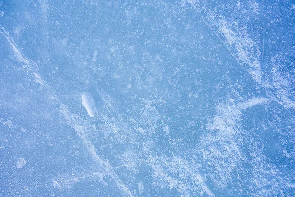 Ice texture on outdoor rink — Stock Photo, Image