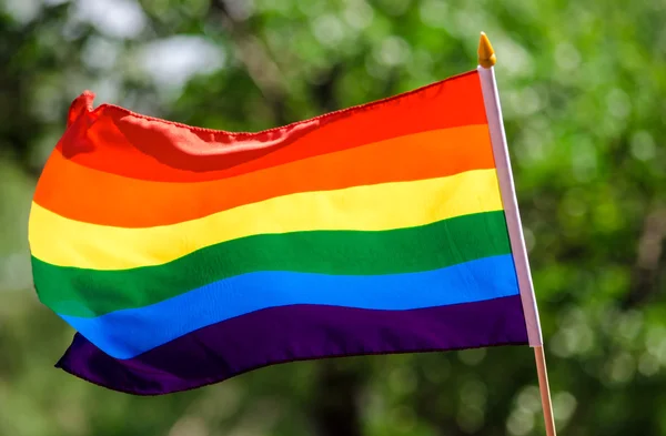 Bandera arco iris gay — Foto de Stock