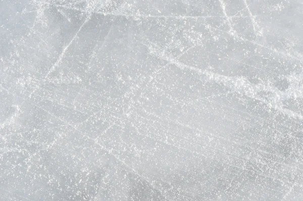 Ice texture on a skating rink — Stock Photo, Image