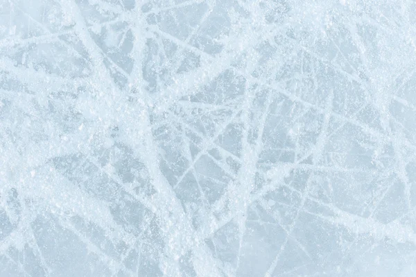 Texture de glace sur une patinoire — Photo