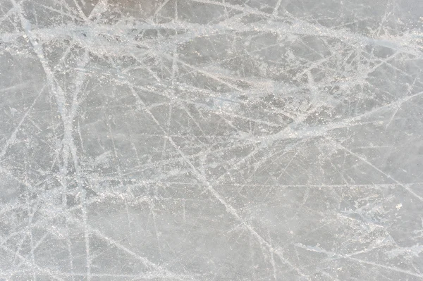 Ice texture on a skating rink — Stock Photo, Image