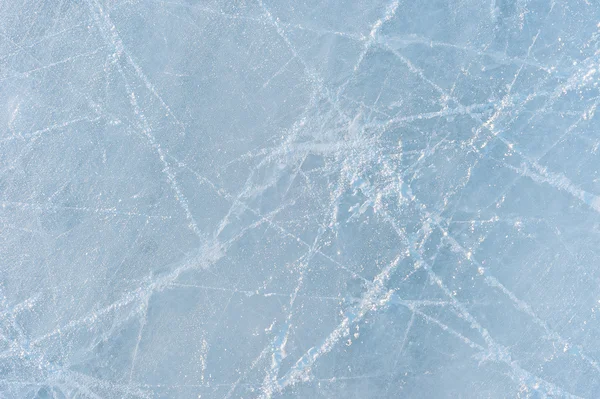 Eisbeschaffenheit auf einer Eisbahn — Stockfoto