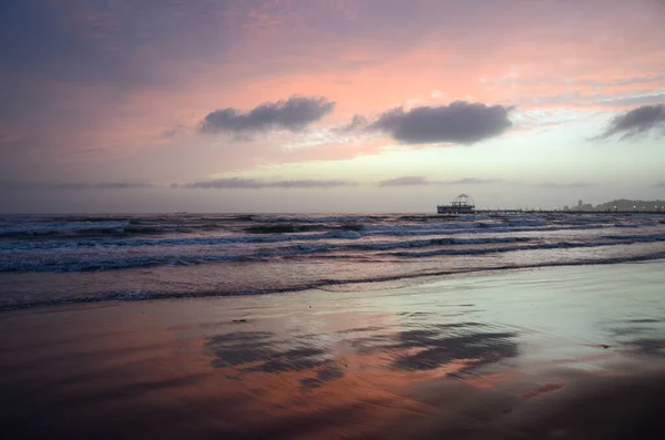 Beautiful Sunset Sky Sea Water — Stok fotoğraf