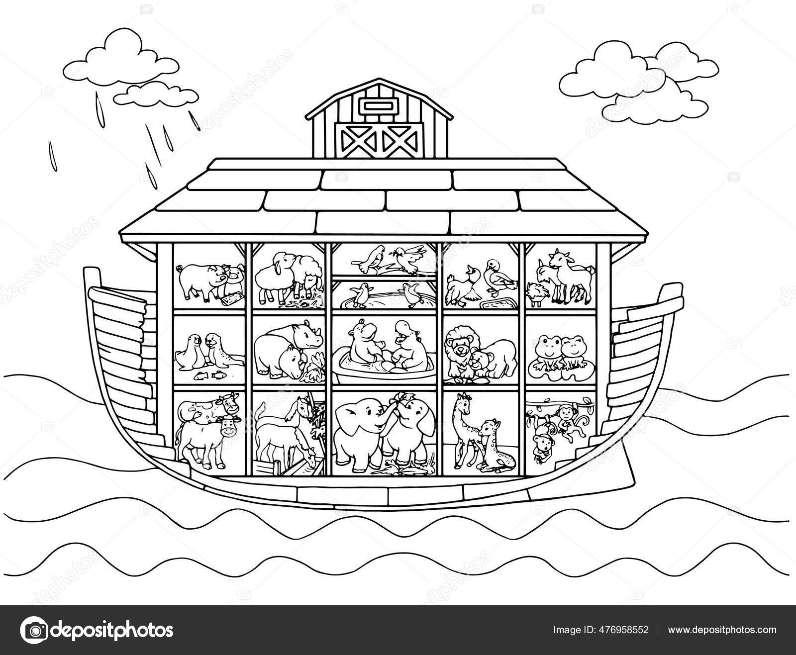 53  Coloring Pages Noah And The Ark Best