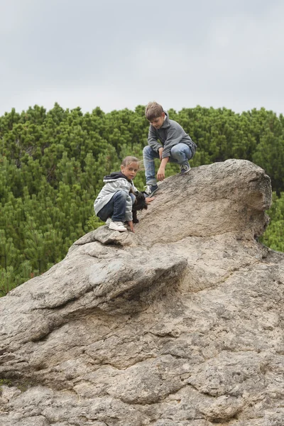 Niños en — Foto de Stock