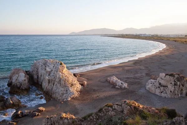 Sunset in sea — Stock Photo, Image