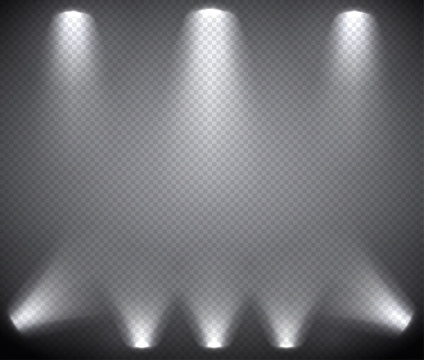 Scene illumination from above and below