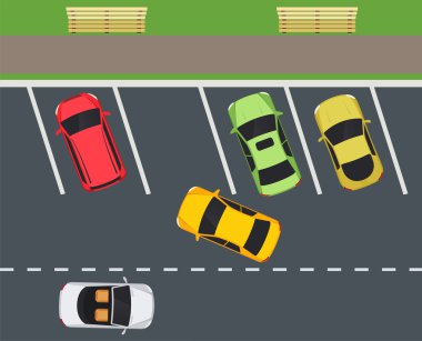 Park ile park yerleri, Otopark araba çağırır. 