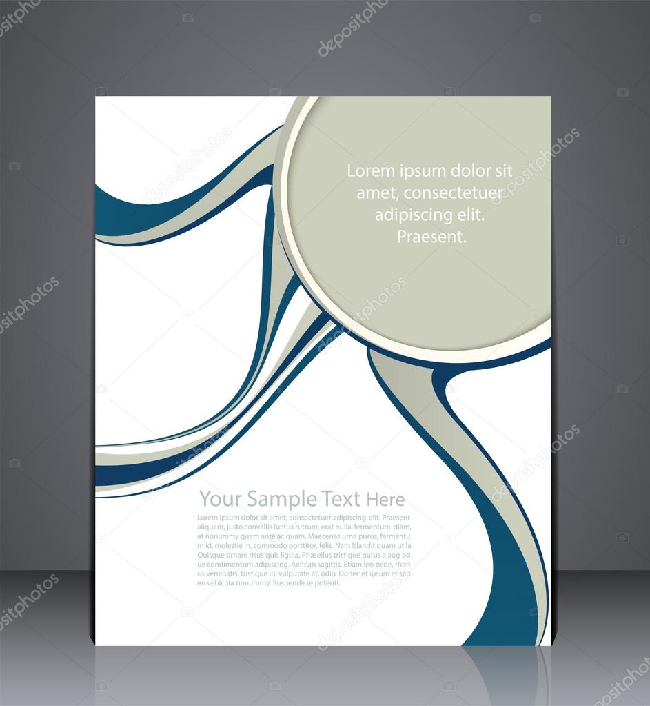 Vector layout business brochures, magazine cover, or corporate d