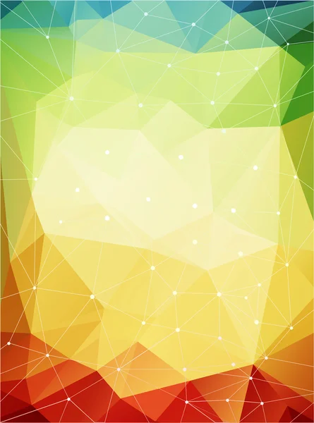 多彩多姿的几何图案。Farben warmen — 图库矢量图片