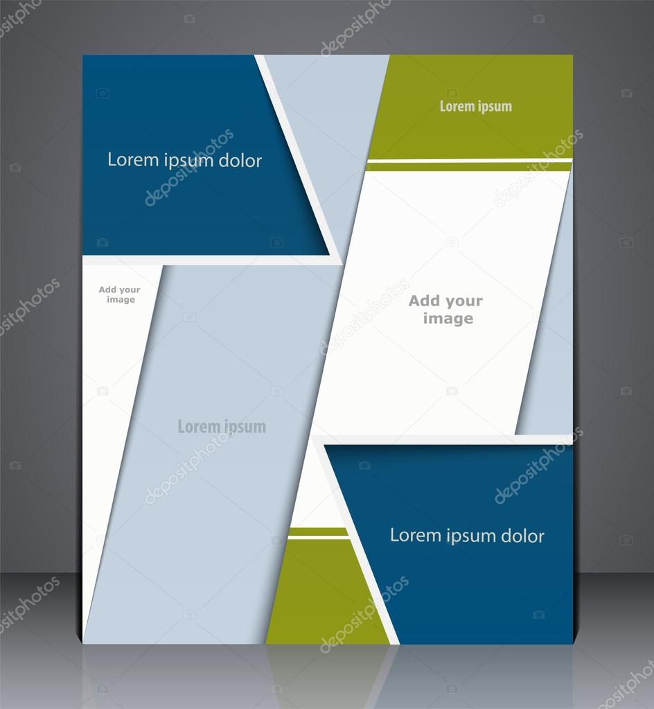 Vector layout business brochure, magazine cover, web, or corpora