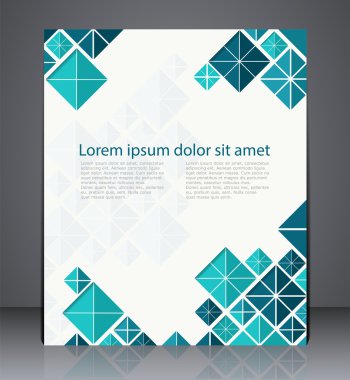 Vektör düzen broşür, el ilanı tasarım şablonu, web ya da dergi