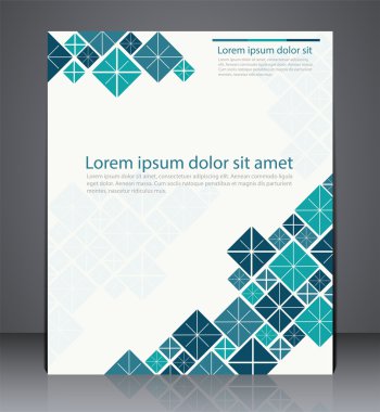 Vektör düzen broşür, el ilanı tasarım şablonu, web ya da dergi