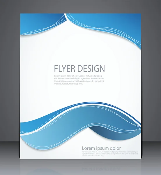 Vector layout  brochure, flyer design template, web — Stock Vector