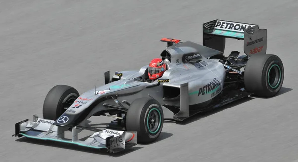 Sepang Malaysia April Mercedes Formula One Driver Michael Schumacher Germany — Stock Photo, Image