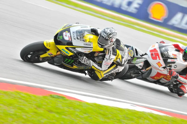 Sepang Malasia Octubre Estadounidense Colin Edwards Monster Yamaha Tech Negocia — Foto de Stock