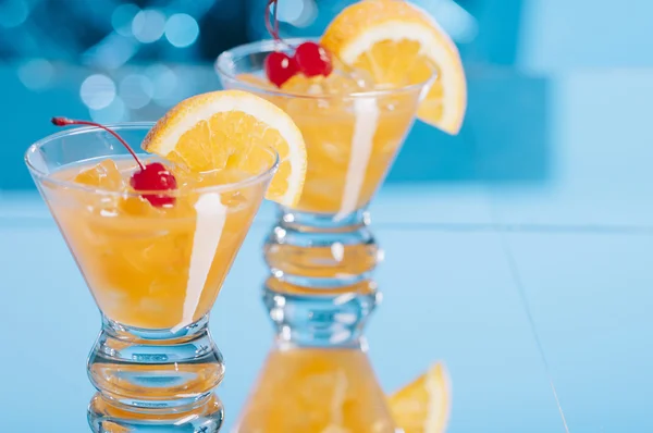 Harvey Wallbanger Cocktails — Fotografia de Stock