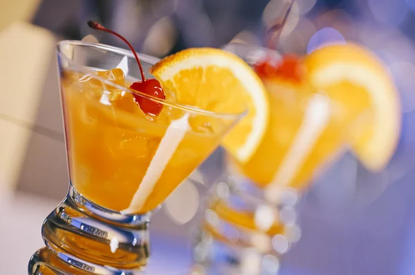 Harvey Wallbanger Cocktails — Stock Photo, Image