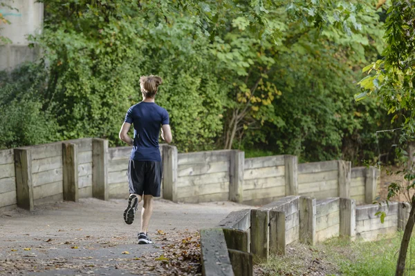 Runner in the park — Stock Photo, Image