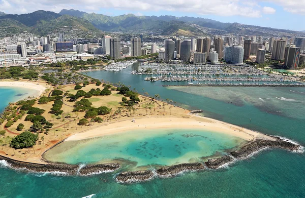 Ala Moana Beach Park Stock Snímky