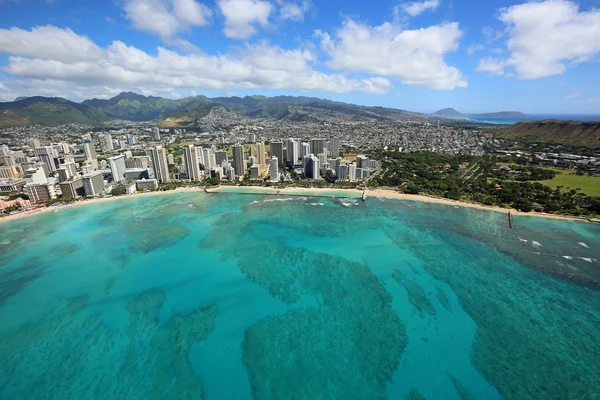 Playa de Waikiki - Honolulu — Foto de Stock