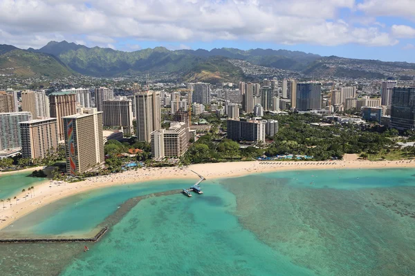 Praia de Kahanamoku de Honolulu — Fotografia de Stock