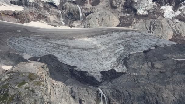 Ледник - гора Ренье — стоковое видео