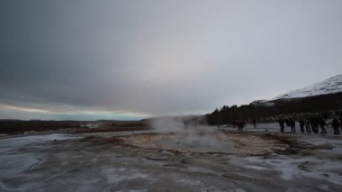 Geysir Strokkur Erüpsiyonu
