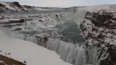 Gullfoss - şelaleler İzlanda '
