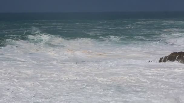 Λευκό κύματα - Χαβάη — Αρχείο Βίντεο