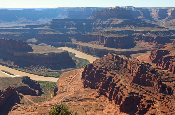 Classic view from Dead Horse Point SP — Stock Photo, Image