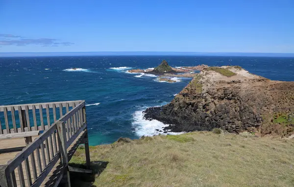 Aussichtsplattform Pyramid Rock Phillip Island Victoria Australien — Stockfoto