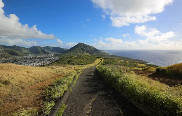 Hanauma Bay Ridge Túra Oahu Havaj — Stock fotografie